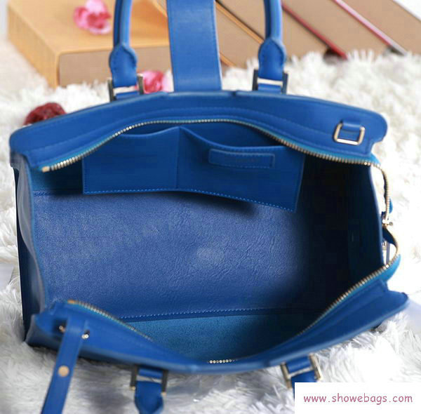 YSL cabas chyc bag original leather 5086 blue